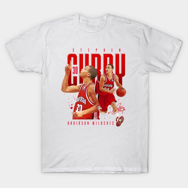 Steph Curry Davidson T-Shirt by Juantamad